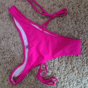 Hot pink bikini bottom